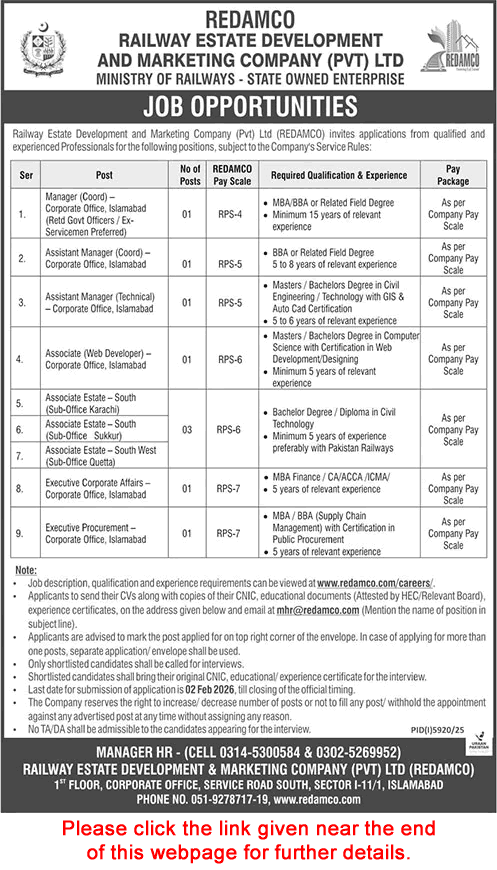 Railway Estate Development and Marketing Company 